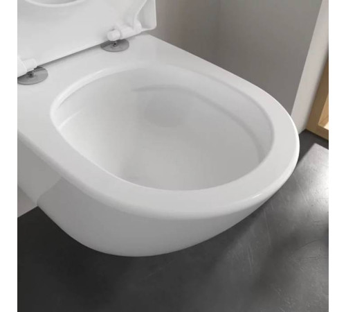 Унитаз подвесной Villeroy & Boch Subway 3.0 безободковый TwistFlush с сиденьем SoftClosing 4670TS01