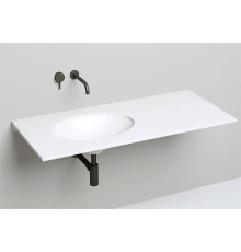 Раковина встраиваемая под столешницу Salini Marea 55х40х13.5 см S-Stone белый матовый 1802211M