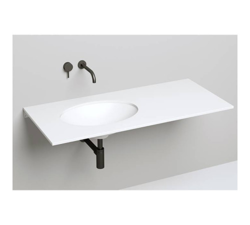 Раковина встраиваемая под столешницу Salini Marea 55х40х13.5 см S-Stone белый матовый 1802211M