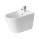 Биде напольное Duravit D-Neo 37x65х40 см с переливом белый 2294100000