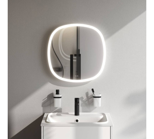 Зеркало AM.PM Func 55 см квадратное с LED-подсветкой и ИК-сенсором M8FMOX0551WGS