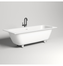 Ванна встраиваемая Salini Orlanda Axis 191х80х60 см S-Sense на ножках белый глянцевый 103311G