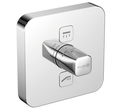 Смеситель для душа Kludi Push на 2 потребителя внешняя часть 387110538