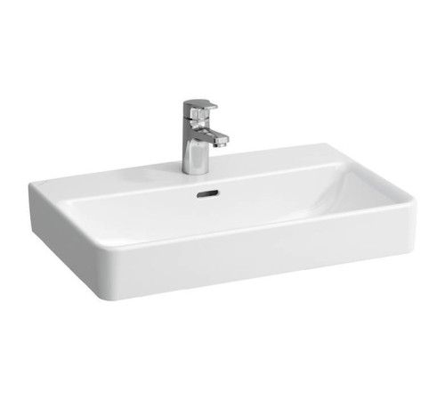 Раковина подвесная Laufen Pro S 55x38 см 1 отверстие с переливом белая 8.1895.8.000.104.1