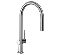 Смеситель для кухни Hansgrohe Talis M54 210 выдвижной излив 2 режима хром 72800000