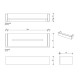 Полка для душа Decor Walther Brick DA30 30x9 см акриловое стекло хром 0593700