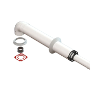 Горизонтальный коаксиальный дымоход Viessmann 100/150 мм 1000 мм 7006721459