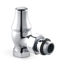 Клапан запорный угловой SR Rubinetterie Old Style 1/2 хром 0341-1500C000