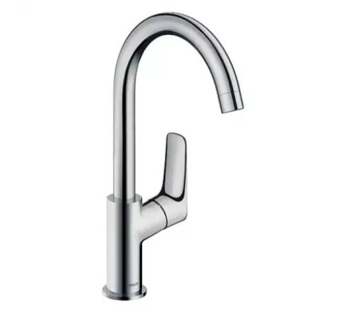 Смеситель для раковины hansgrohe Logis 210 однорычажный поворотный излив без сливного гарнитура хром 71131000