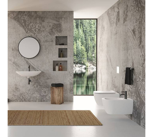 Унитаз подвесной Alice Wunder 53х31 см безободковый с сиденьем микролифт 45000101SET