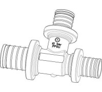 Тройник Stout Monolit 32-20-32 мм PPSU редукционный EFA31322032P