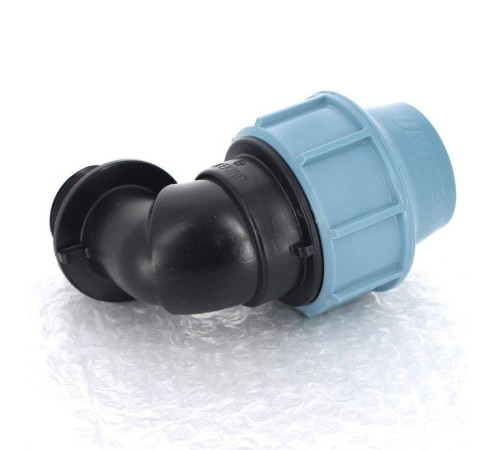 Угол обжимной для труб ПНД Unidelta Deltone 40х1 1/4 наружная резьба 1008040005