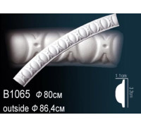 Молдинг на арку полиуретановый Perfect B1065