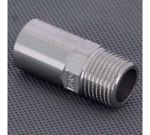 Переходник пресс Viega Sanpress Inox 22 мм x 1/2 НР нержавеющая сталь 436735