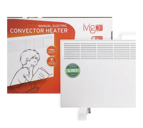 Конвектор электрический iVigo EPKM20 механический термостат Вт EPKM20