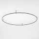 Esthetic Magnetic Шинопровод Round черный Ø1800 85218/00