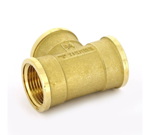 Тройник латунный Tiemme 3/4 ВР 1500009