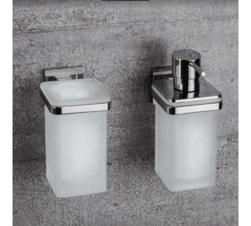 Стакан для зубных щеток Colombo Design Basic Q подвесной хром B3702.CR-VAN