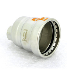 Заглушка пресс из нержавеющей стали Viega Sanpress Inox 64х3/4 ВР с дренажным отверстием 578183