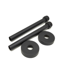 Комплект трубок SR Rubinetterie 15х1.0 мм 1/2x15 с отражателями черный A491-1500VS15