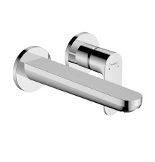 Смеситель для раковины Hansgrohe Rebris S настенный скрытого монтажа излив 20 см хром 13622180/72528000