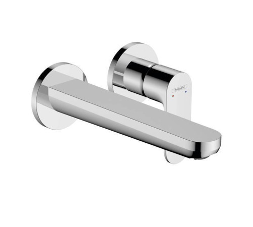 Смеситель для раковины Hansgrohe Rebris S настенный скрытого монтажа излив 20 см хром 13622180/72528000