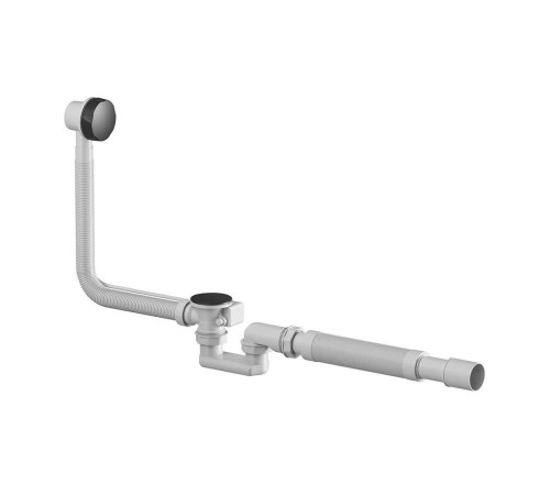 Слив-перелив для ванны полуавтомат AM.PM Gem Black Edition W90A-000-OflB