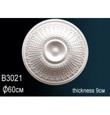 Розетка потолочная Perfect полиуретановая с орнаментом 510 мм B3021