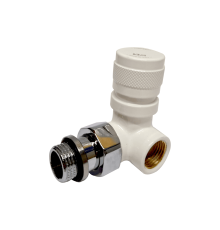 Вентиль на подачу вертикальный SR Rubinetterie Tondera 1/2 ручной правый белый 0616-1500VC0A