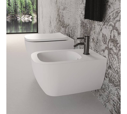 Унитаз подвесной Alice Wunder 53х31 см безободковый с сиденьем микролифт 45000101SET