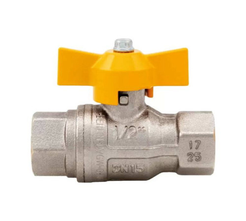 Кран шаровой для газа Itap Berlin 1/2 ВР/ВР бабочка 072B012