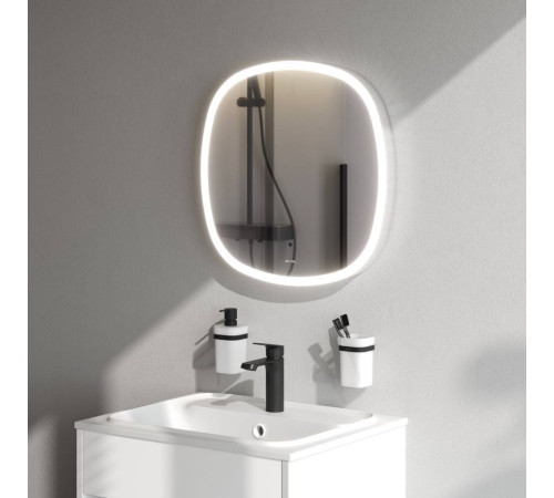 Зеркало AM.PM Func 55 см квадратное с LED-подсветкой и ИК-сенсором M8FMOX0551WGS