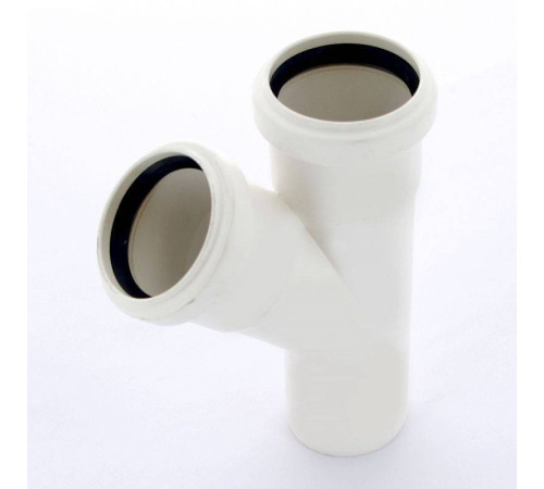 Тройник канализационный REHAU RAUPIANO PLUS 50/50/45° 121234
