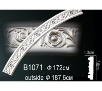 Молдинг на арку полиуретановый Perfect B1071