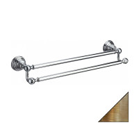 Держатель для полотенец двойной Cezares Amore 60 см бронза CA21792