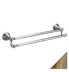 Держатель для полотенец двойной Cezares Amore 60 см бронза CA21792