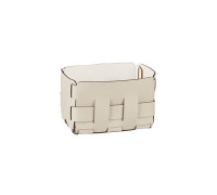 Корзинка ADJ Mini Bottega 12х19х13 см панна котта/белый 1012.16/10