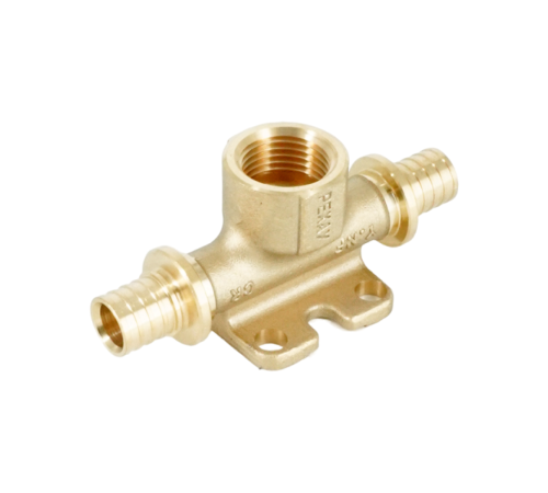 Тройник настенный REHAU RAUTITAN MX 16-Rp 1/2-16 с внутренней резьбой латунь 11092911001