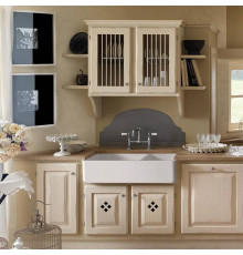 Раковина кухонная Kerasan Hannah Oxfordshire 100x47x25.4 см без отверстия белый 543101