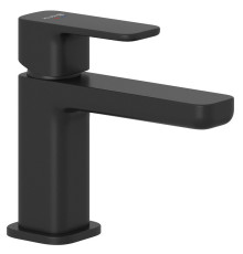 Смеситель для раковины Kludi Renon 85 мм без донного клапана черный матовый 422903975