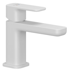 Смеситель для раковины Kludi Renon 85 мм без донного клапана белый матовый 422905375