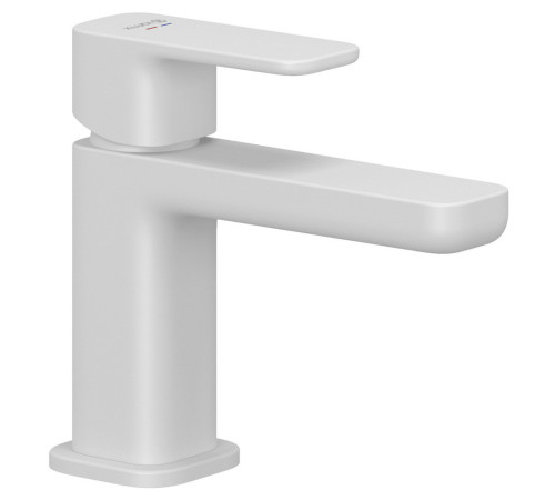 Смеситель для раковины Kludi Renon 85 мм без донного клапана белый матовый 422905375