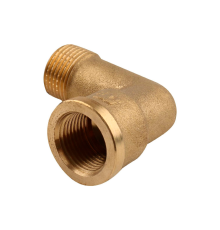 Угольник латунный никелированный TIEMME 1 НР-ВР 1500011