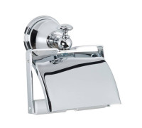 Держатель для туалетной бумаги с крышкой Tiffany World Harmony 219 подвесной хром TWHA219cr