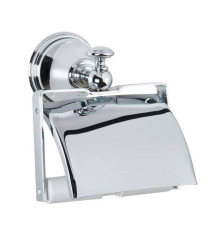 Держатель для туалетной бумаги с крышкой Tiffany World Harmony 219 подвесной хром TWHA219cr