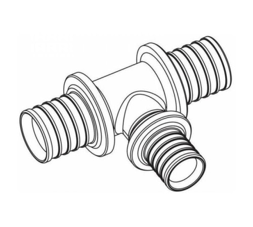 Тройник надвижной REHAU RAUTITAN RX 25х20х25 мм бронза 1377732