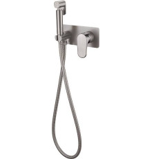 Гигиенический душ встраиваемый Boheme Spectre со смесителем никель 457-NB