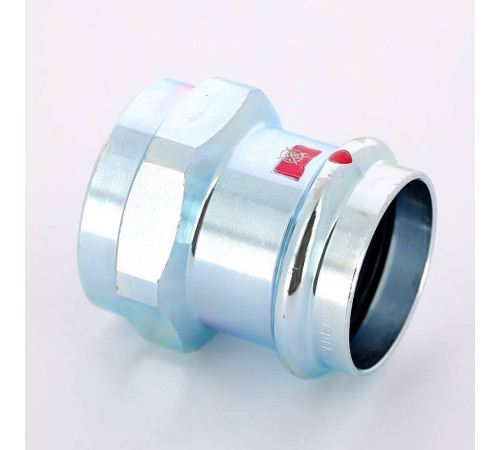 Муфта переходная пресс-В Viega Prestabo 42х1 1/2 оцинкованная сталь 642211