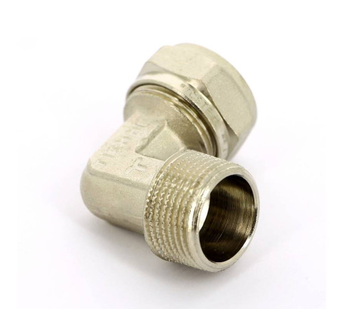 Угол обжимной никелированный Tiemme 20х3/4 наружная резьба 1600028