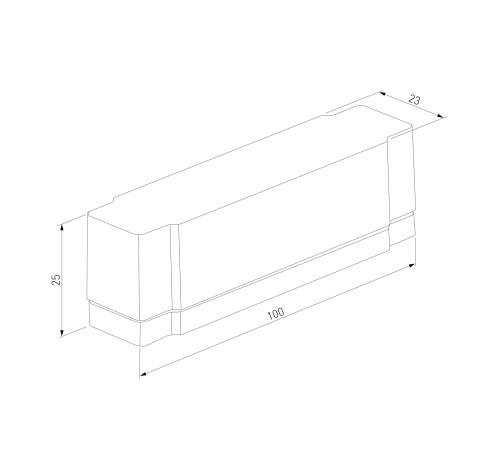 Короб для сетевого шнура Flat Magnetic 85131/00